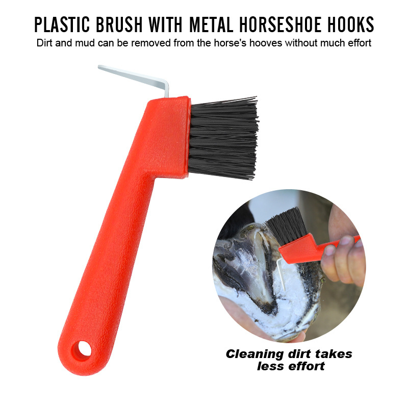 Huk u obliku kopita, metalno elektroplatirani, ABS drška, dimenzije 16,3 × 8,5 cm, 100 komada u kutiji, mogućnost prilagodbe