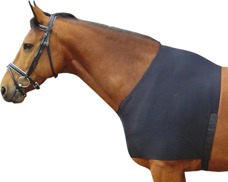 Koňská vesta z elastickej spandex tkaniny s ramennou ochranou, značka Horse whisperer, balenie 25 kusov