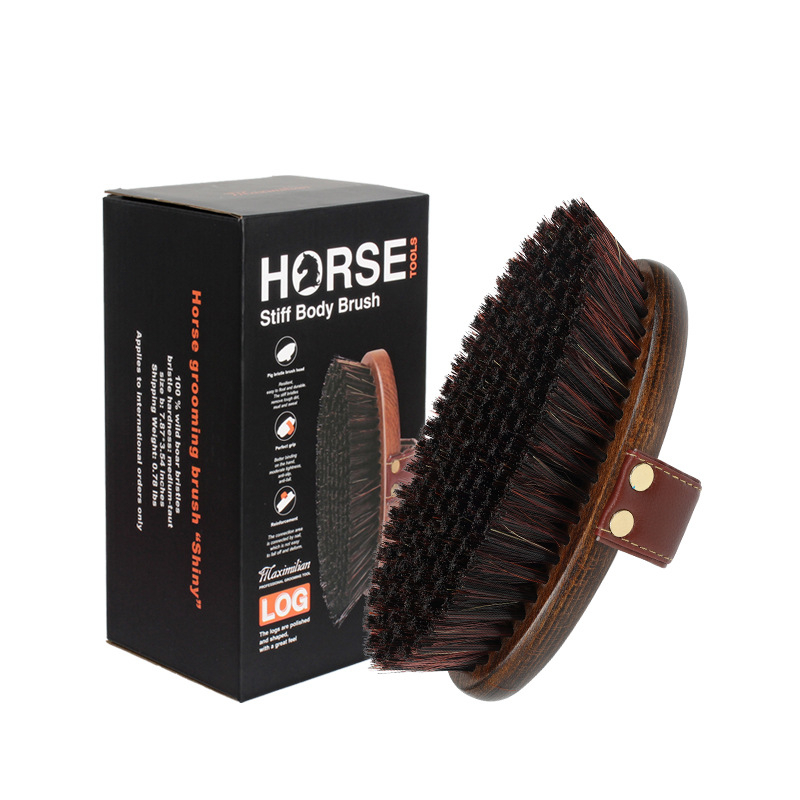 Yingte drevený koňský štetec - kef na starostlivosť o kone, balenie 50 kusov, možnosť spracovania na mieru