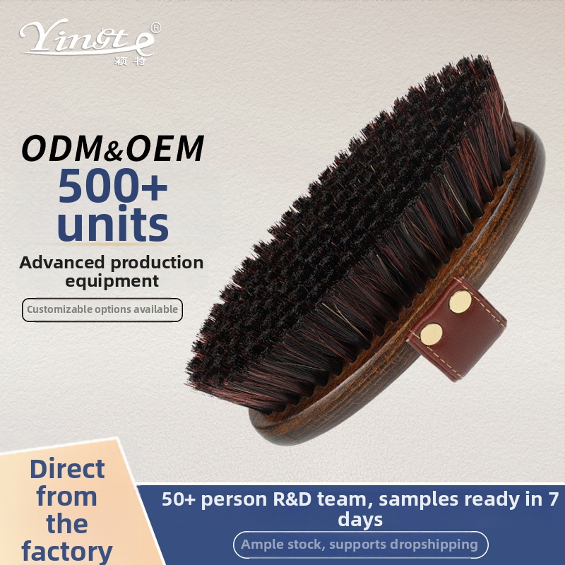 Yingte drevený koňský štetec - kef na starostlivosť o kone, balenie 50 kusov, možnosť spracovania na mieru