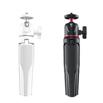 Stolný mini statív na video, prenosný, s výsuvnou tyčou, z plastu