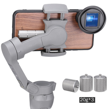 Blok záťaž pre stabilizátor na telefón, proti nakláňaniu, nerezová oceľ, kompatibilný s DJI Mobile3.