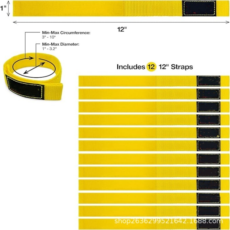Органайзер за кабели за удължител със ленти Magic Strips, полиестерно влакно