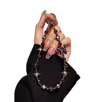 Privjesak za mobitel – Ručno izrađeni umjetni kristal, leptir oblik, višenamjenski