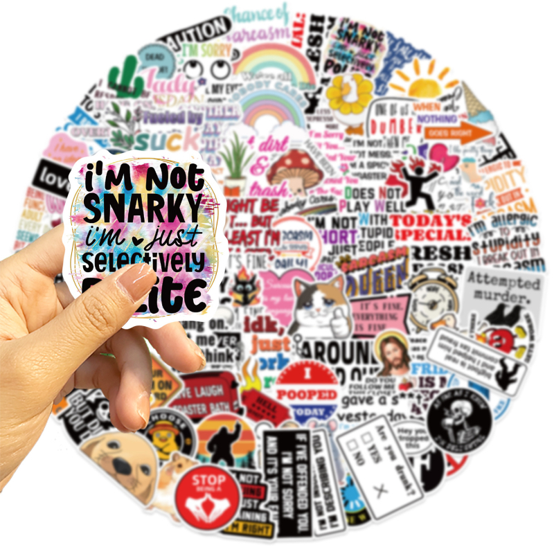 DIY dekorativne naljepnice – Cartoon serija, sladak stil, Marka Yihe, Težina 50 g, Tisak