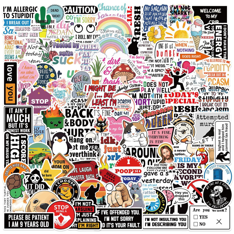 DIY dekorativne naljepnice – Cartoon serija, sladak stil, Marka Yihe, Težina 50 g, Tisak