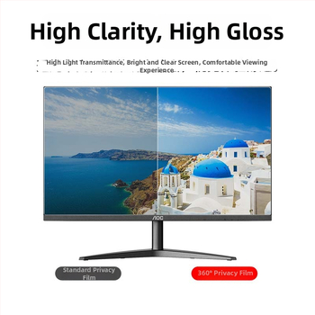 Ochranná fólia súkromia pre notebooky a stolné počítače – 360° pokrytie, full-body film, proti otlačkom prstov, PET/TPU, kompatibilný s Apple, Lenovo, Huawei, HP, Dell, Panasonic, TCL