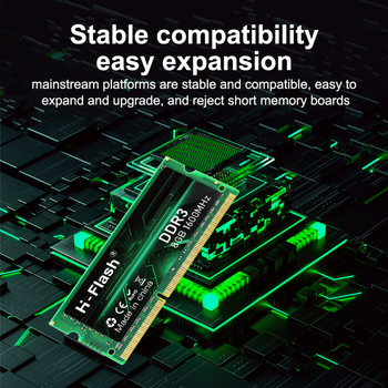 DDR3 pamäťový modul 8GB 1600MHz, 168-pin, pre notebook/počítač