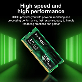 DDR3 pamäťový modul 8GB 1600MHz, 168-pin, pre notebook/počítač