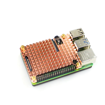 Kov Raspberry Pi 4B meďový chladiaci kryt – PAREK súkromná značka, Lot 2024