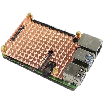 Kov Raspberry Pi 4B meďový chladiaci kryt – PAREK súkromná značka, Lot 2024