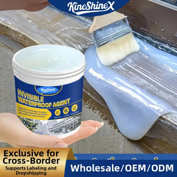 KineShineX Priehľadné vodotesné lepidlo pre vonkajšie steny a kúpeľňu, nano vrstva, kód 69-40-TMFSJ01