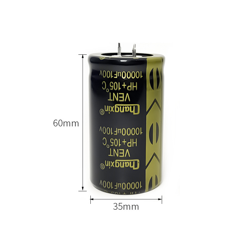 Condensator electrolitic, filtru de alimentare audio cu durată lungă, 100V, 10000uF (Brand: Genuine)