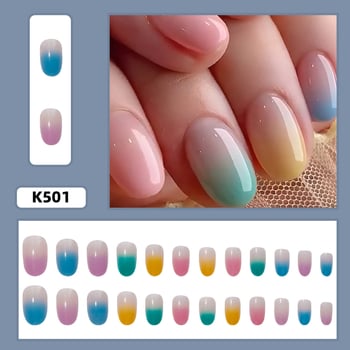 Alyfeis umjetni nokti, ultra-tanki i nevidljivi stil, nosivi nokti za žene