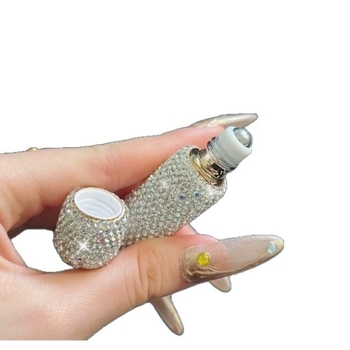 Deimantais inkrustuotas roll-on parfumo buteliukas, pakartotinai užpildomas, modelis Xz9339