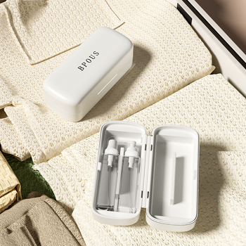 Znovu plniteľná sada fľaštičiek s jemným rozprašovačom, objem 50 ml, PP materiál, vstrekovacie formovanie, vhodné pre šampón, telové mlieko, parfém a očný krém