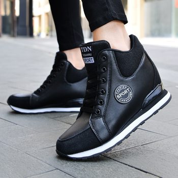 Ženske klinske tenisice u korejskom stilu, visok vrh, 6–8 cm peta, gumena potplata, gornji materijal od super vlakana