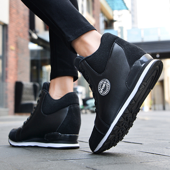 Ženske klinske tenisice u korejskom stilu, visok vrh, 6–8 cm peta, gumena potplata, gornji materijal od super vlakana