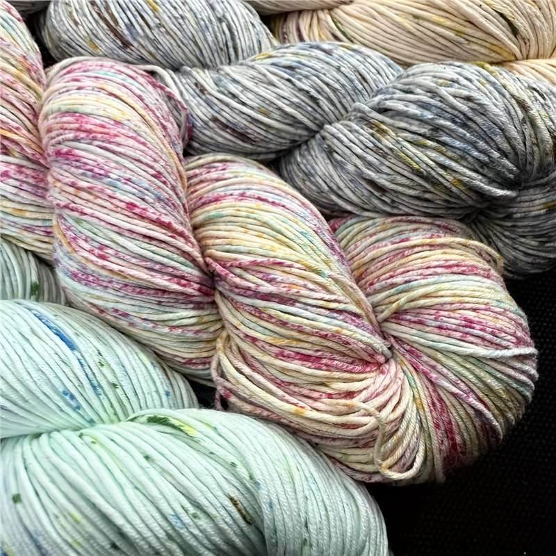 Sunlight Cotton ručne farbená bavlnená priadza na ručné pletenie, Ring-Spun, 7S, 1-Ply, Hebei