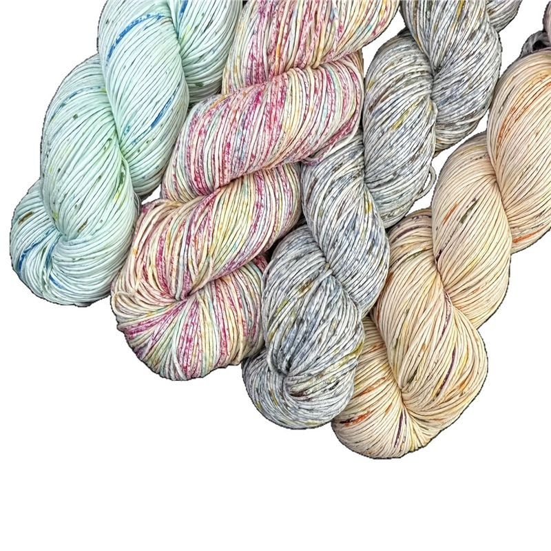 Sunlight Cotton ručne farbená bavlnená priadza na ručné pletenie, Ring-Spun, 7S, 1-Ply, Hebei