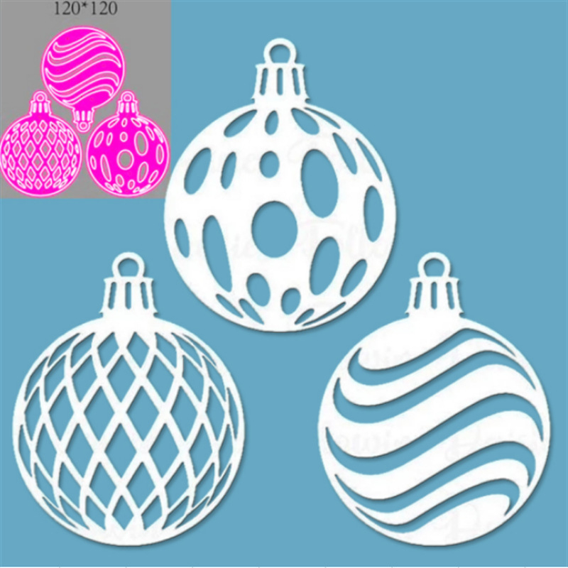 Rezna matrica od karbonskog čelika – Božićni zvončić privjesak za scrapbooking, 25,3 g, moderan jednostavan stil, za kućnu upotrebu