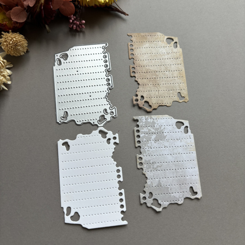 Stroj za embosiranje i rezanje papira za scrapbooking i izradu kartica (Materijal: karbonska čelična; Stil: ručni rad; Pogodno za kućnu upotrebu; Pakiranje: PP vrećica)