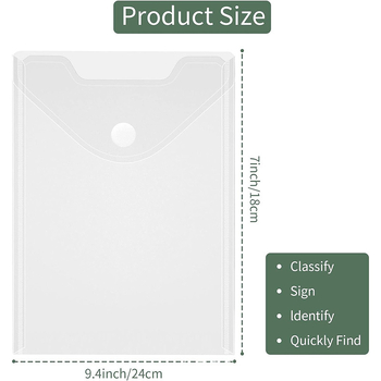Viacstránkový priečinok z priehľadného plastu; formát A5; šírka zadnej časti 2 mm; prispôsobiteľný; tlač loga k dispozícii.