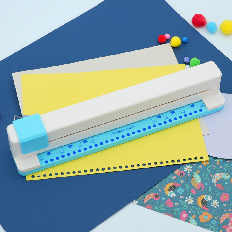 Letong LT-2330 dierovač na dokumenty – 30 dier, ručné ovládanie, priemer dier 5.5 mm, vzdialenosť medzi dierami 9.5 mm, hrúbka materiálu 6.5 mm