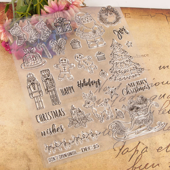 Ștampilă - transparentă, dreptunghiulară, model T1733, pentru ștampilare manuală, 68 g