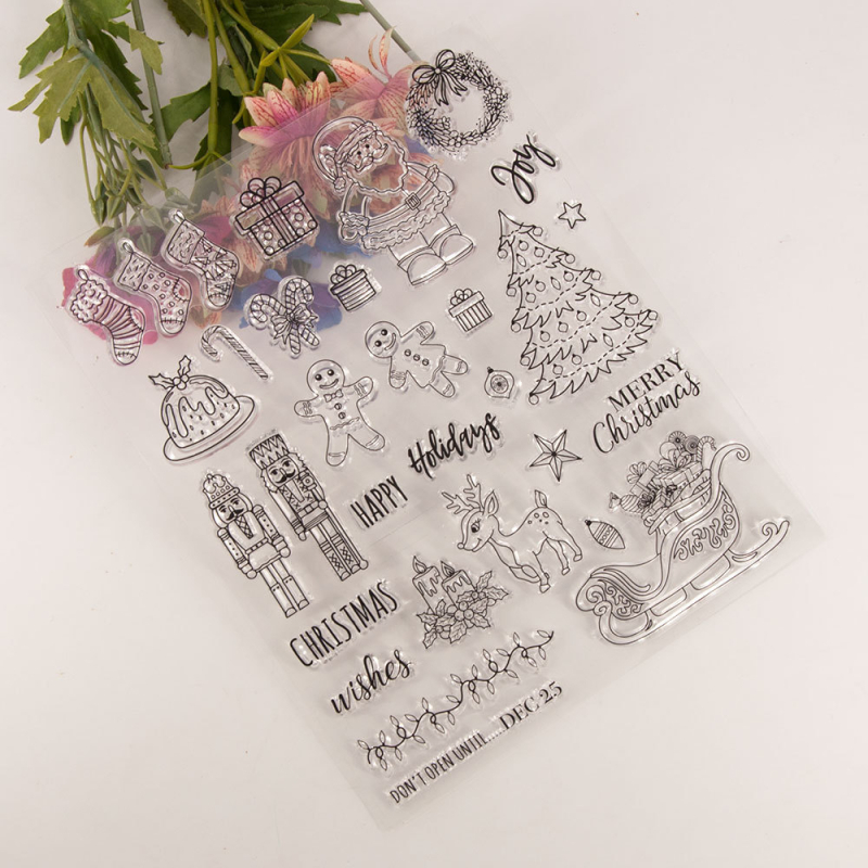 Ștampilă - transparentă, dreptunghiulară, model T1733, pentru ștampilare manuală, 68 g