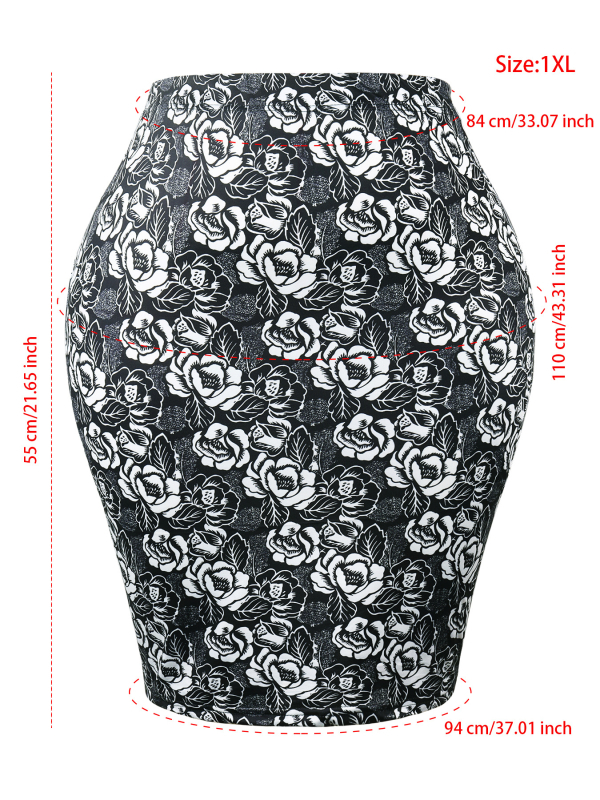 Ilgas prigludęs moterų sijonas iš poliesterio su elastanu, miesto elegancijos stilius, žiema 2024