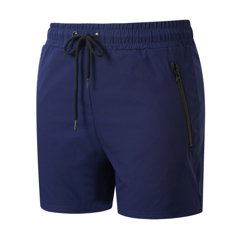 Pánske rýchloschnúce šortky – voľný strih, stredný pás, priedušné zloženie 90% nylon, vhodné na beh a fitness