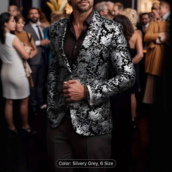 Muško odijelo Corduroy, Slim Fit, Three-Button Placket, Four Seasons, Fall 2025