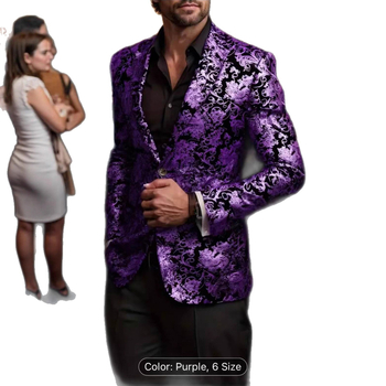 Muško odijelo Corduroy, Slim Fit, Three-Button Placket, Four Seasons, Fall 2025