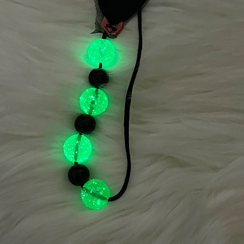 Dámske spodné prádlo, tangá s T-back, priehľadné, 80–90% polyester, Ding's Charm