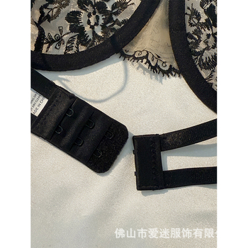 Žensko donje rublje od čipke s prozirnim mrežom i čeličnim prstenom, stil troje točke, 95–100% poliester, uloga: školska uniforma