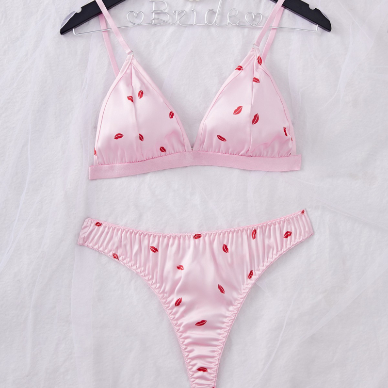 Ženski satenski set donjeg rublja - seksi uloge igre, Oblik: trotočka tip; čarape; kupaći kostim, Materijal: satin; Glavni sastav: 90–95% poliester; Spol: Žena