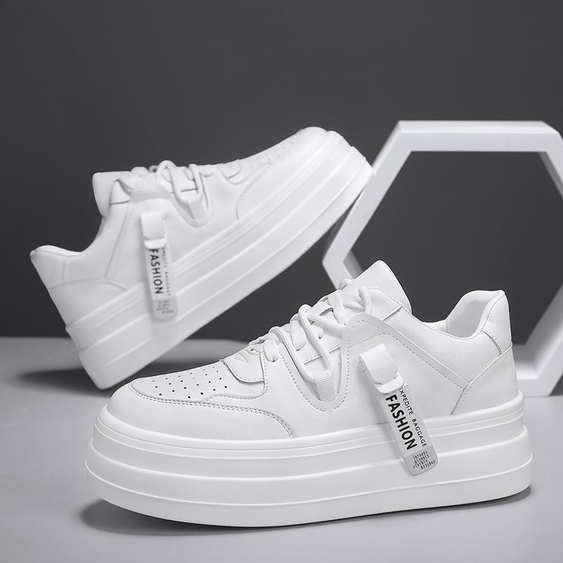 Muške tenisice PU gornji dio, okrugli vrh, niski kroj, gumena potplat, elastično zatvaranje