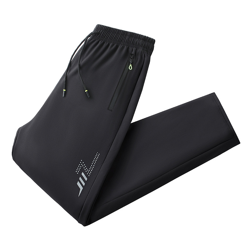 Meeste talve püksid fleecevoodriga, vaba lõige, keskmine talje, paks polüestri vooder