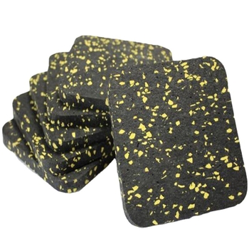 Gumená podložka pre posilňovacie zariadenie, tlmenie nárazov a zvuková izolácia pre bežeckú stroj, balenie 6–8 kusov, licencovaná súkromná značka