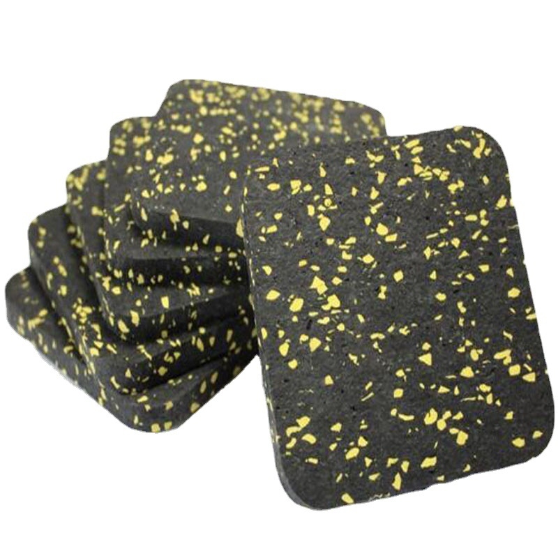 Gumená podložka pre posilňovacie zariadenie, tlmenie nárazov a zvuková izolácia pre bežeckú stroj, balenie 6–8 kusov, licencovaná súkromná značka