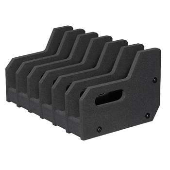 Držiak na zbrane z EVA peny s vnútornou výstelkou, hustota 30 kg/m³, ochranná škatuľka na skladovanie