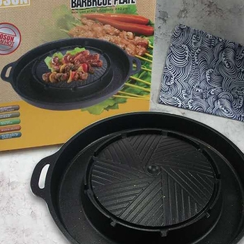 Hliníková štvorcová skladacia gril panvica s nepriľnavým povrchom na vonkajšie použitie