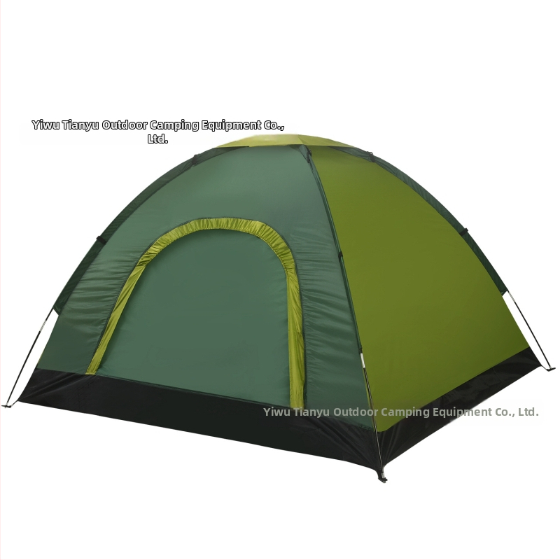 Nešiojamos sulankstomos palapinės žygiams, 3–4 asmenims; stiklo pluošto stiebai; vidinis ir išorinis 170T poliesteris; Oxford audinys grindims; svoris 1,7 kg