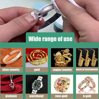 Vosk na leštenie šperkov pre kov a jade – odstraňovanie škrabancov, zrkadlový lesk, 40 ml