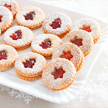 Keksići od nehrđajućeg čelika za kekse u obliku božićnog drvca i srca s valovitim i plisiranim dizajnom — Šablona: Agjq; Izrada: Agjq; Materijal: chenille