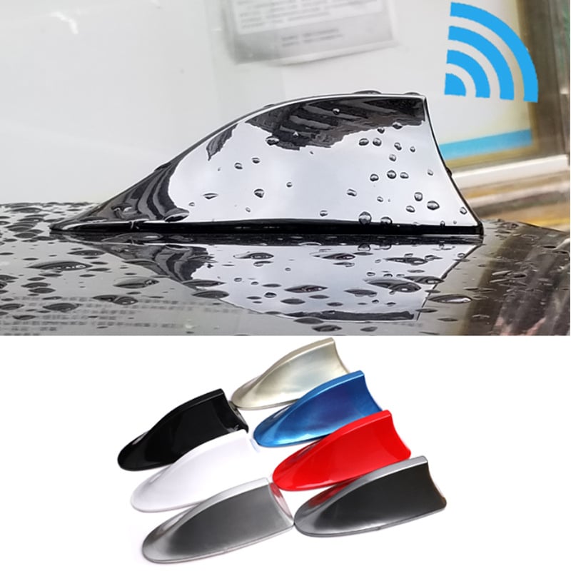 Autórádiová anténa s dizajnom žraločej plutvy, lepiace uchytenie, 5V, 10A, trvalá životnosť