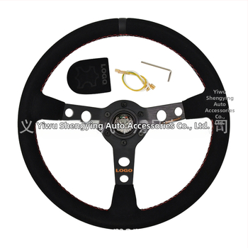 Pretekárske riadiace koleso - velúr materiál, univerzálna kompatibilita, Tiypeor 001-gzfxp599-04