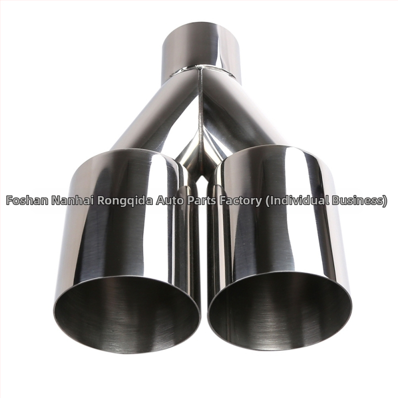 DTOUCH nerūdijančio plieno išmetimo vamzdelis, Y tipo modifikacija 1 į 2, keturių išėjimų dvigubas išmetimas, universalus