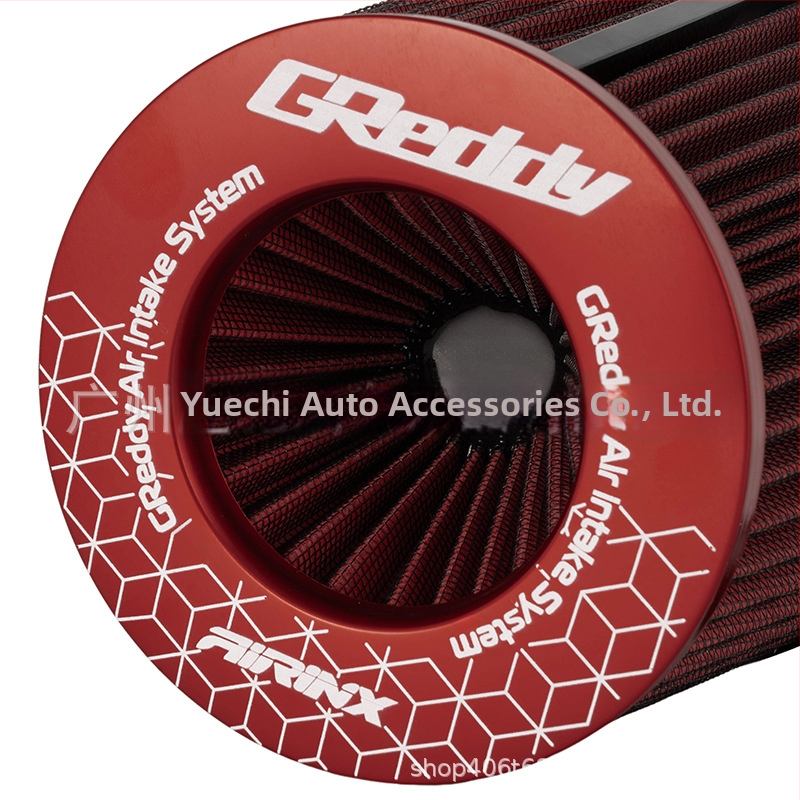 Sēņu galvas gaisa filtrs Qx1006, 100 mm ieplūdes un 100 mm izejas diametrs, universāla saderība